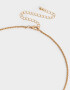 Bijouterie Set Bañada en Oro Set De Cadena Con Relicario Y Piedras - Dorado