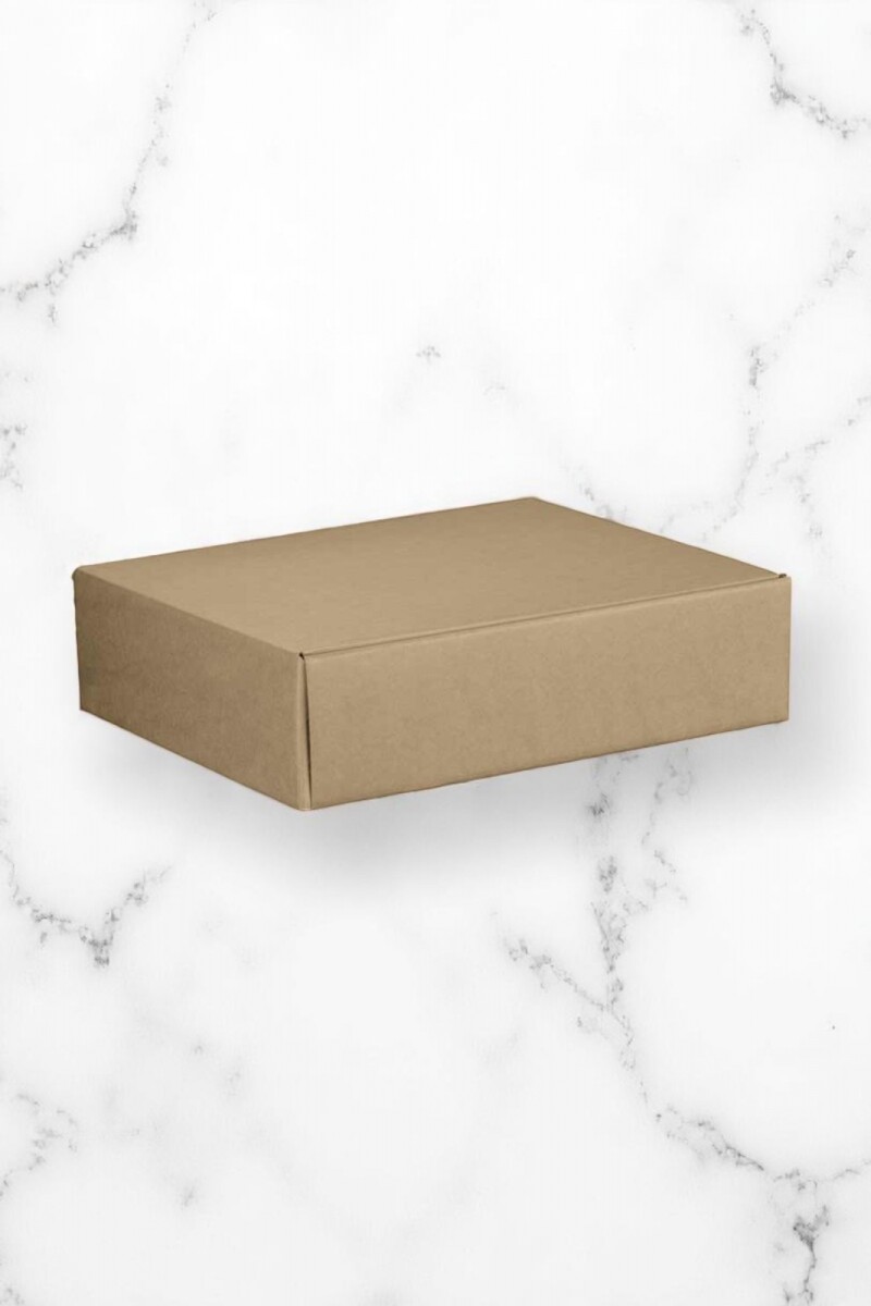 Caja rígida 2 botellas 34x18,5x9 - 35425 - KRAFT MARRON 