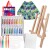 Set Arte Infantil 39 Piezas Caballete Pinceles Pinturas Accs Variante Color Verde
