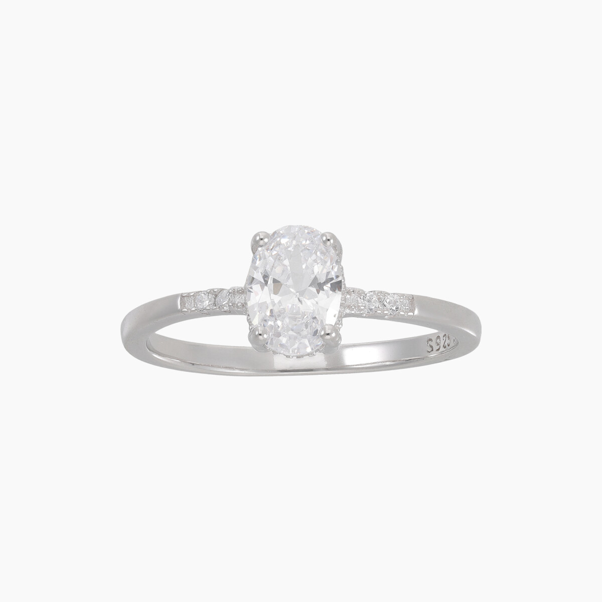 Anillo En Plata 925 Con Circonias 