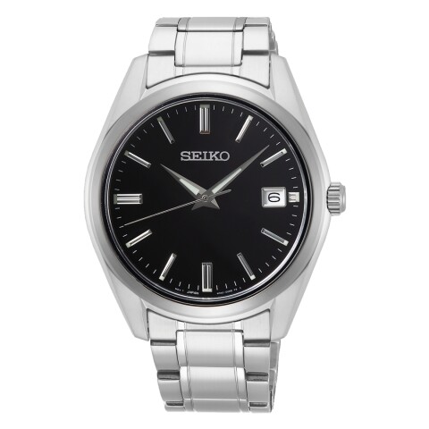 Reloj Seiko SUR311P1 para hombre con correa de acero Negro