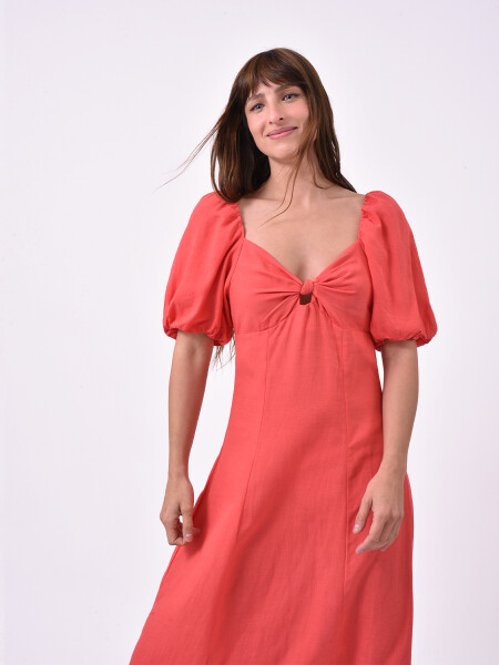 VESTIDO MASALA ROJO