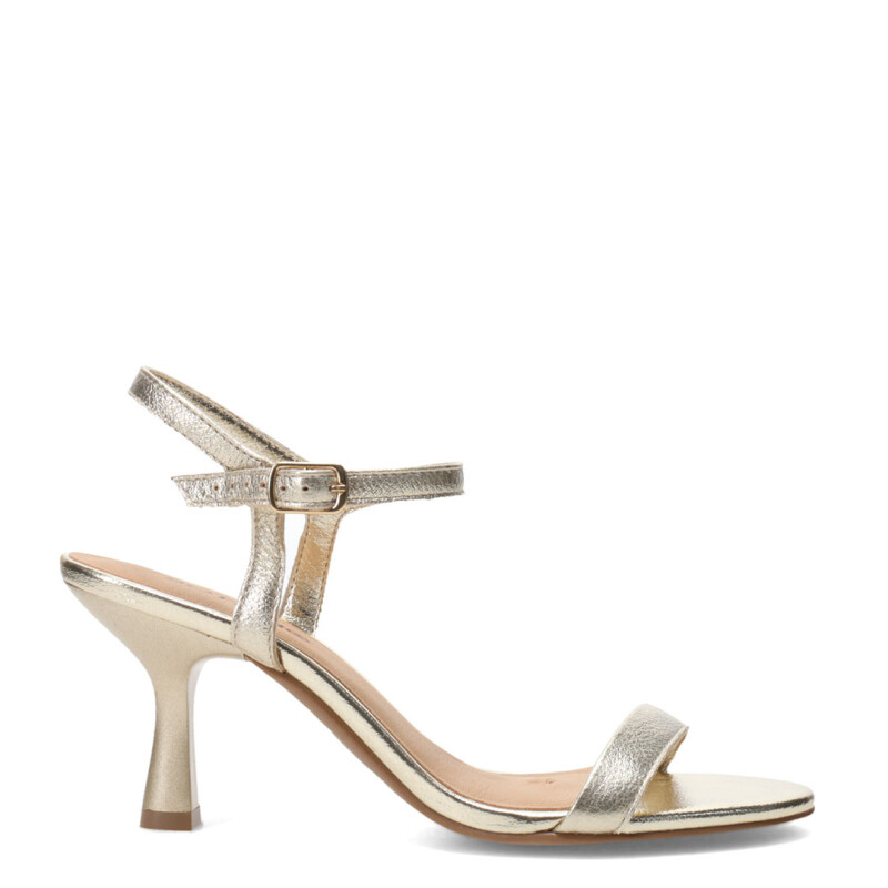 Sandalias de Mujer Bottero Taco Dorado
