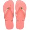 Sandalias Havaianas Brasil Logo Hombre Rosa Mango