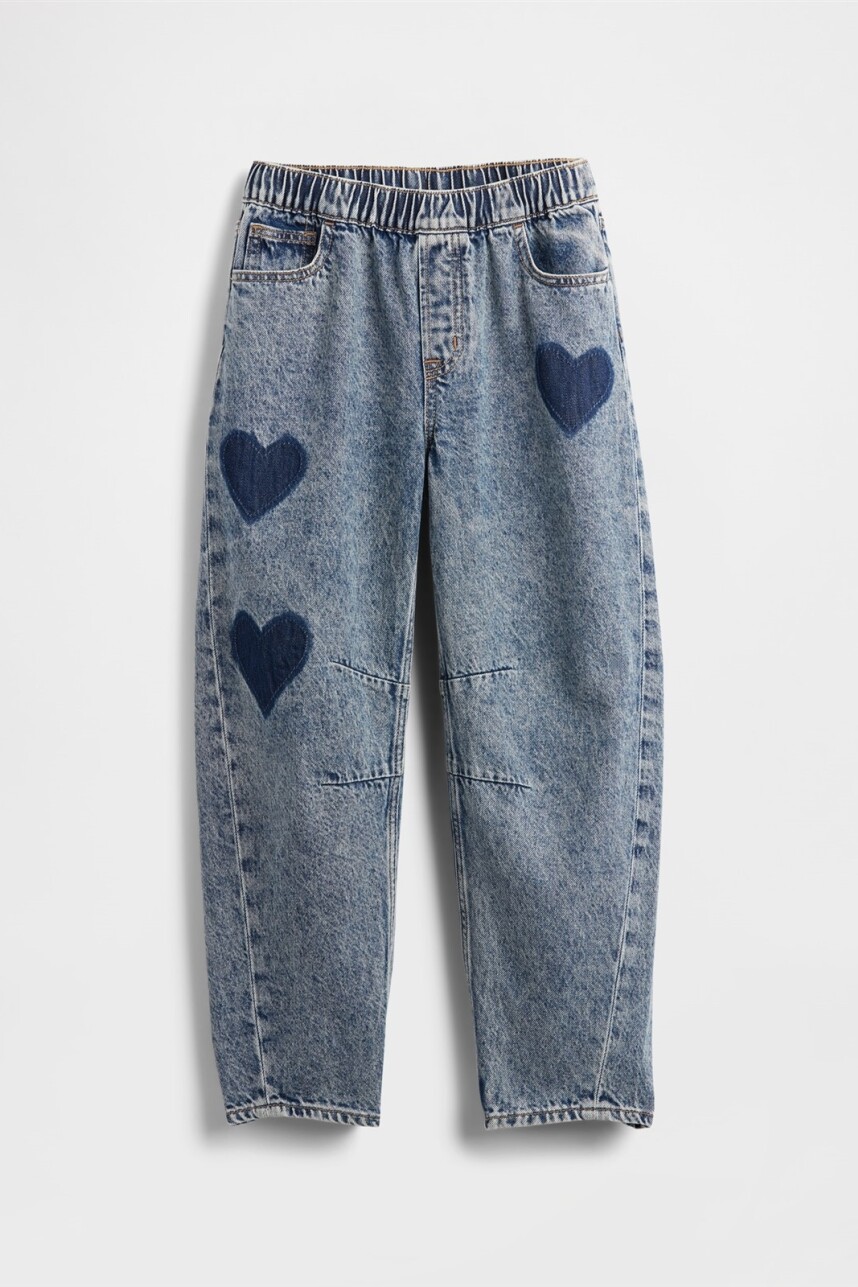 Jean Baggy Niña Medium Wash