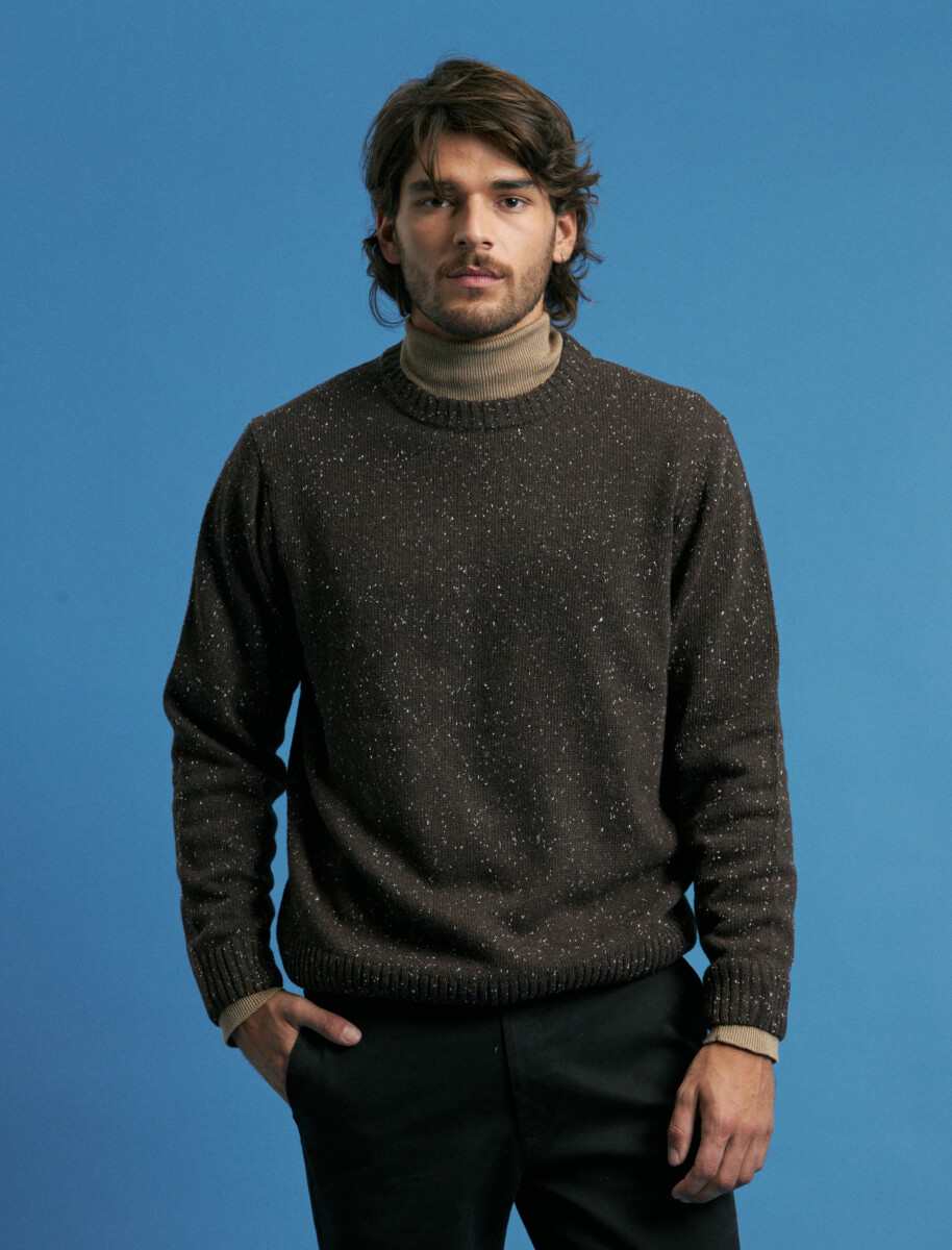 SWEATER HARRY - Marron 