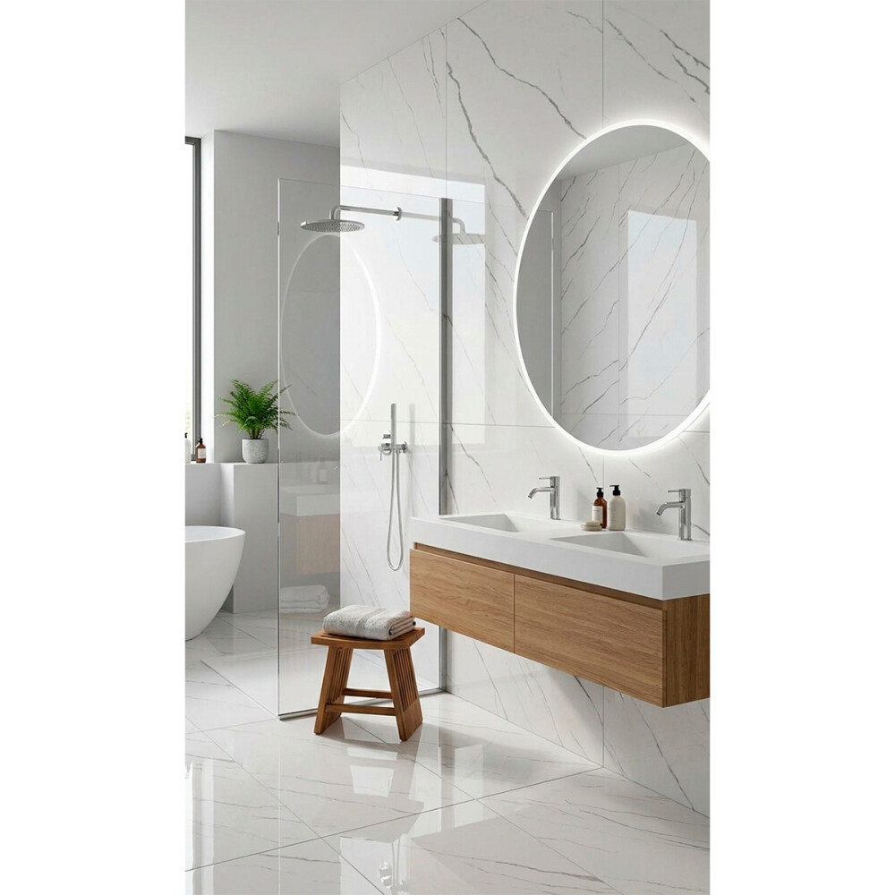 PORCELANATO MARQUNA WHITE 60x120 CM POL Porcelanato Marquna White 60x120 Cm Pol