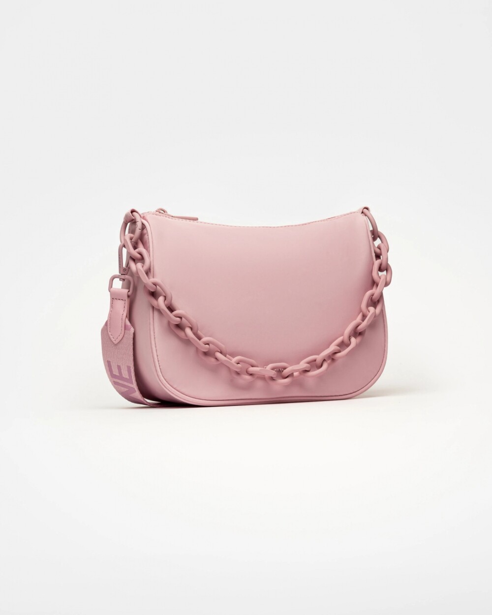 Cartera al hombro Match en nylon Rosa
