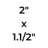 Buje de ppl 1"x 1/2" Buje De Ppl 2"x 1.1/2"