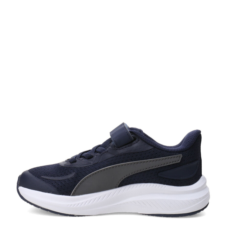 Championes de Niños Puma Skyrocket 2 Ac+ Ps Azul - Blanco