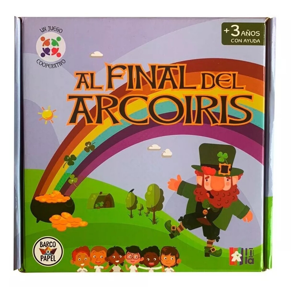 Juego De Mesa El Final Del Arcoíris Barco De Papel 