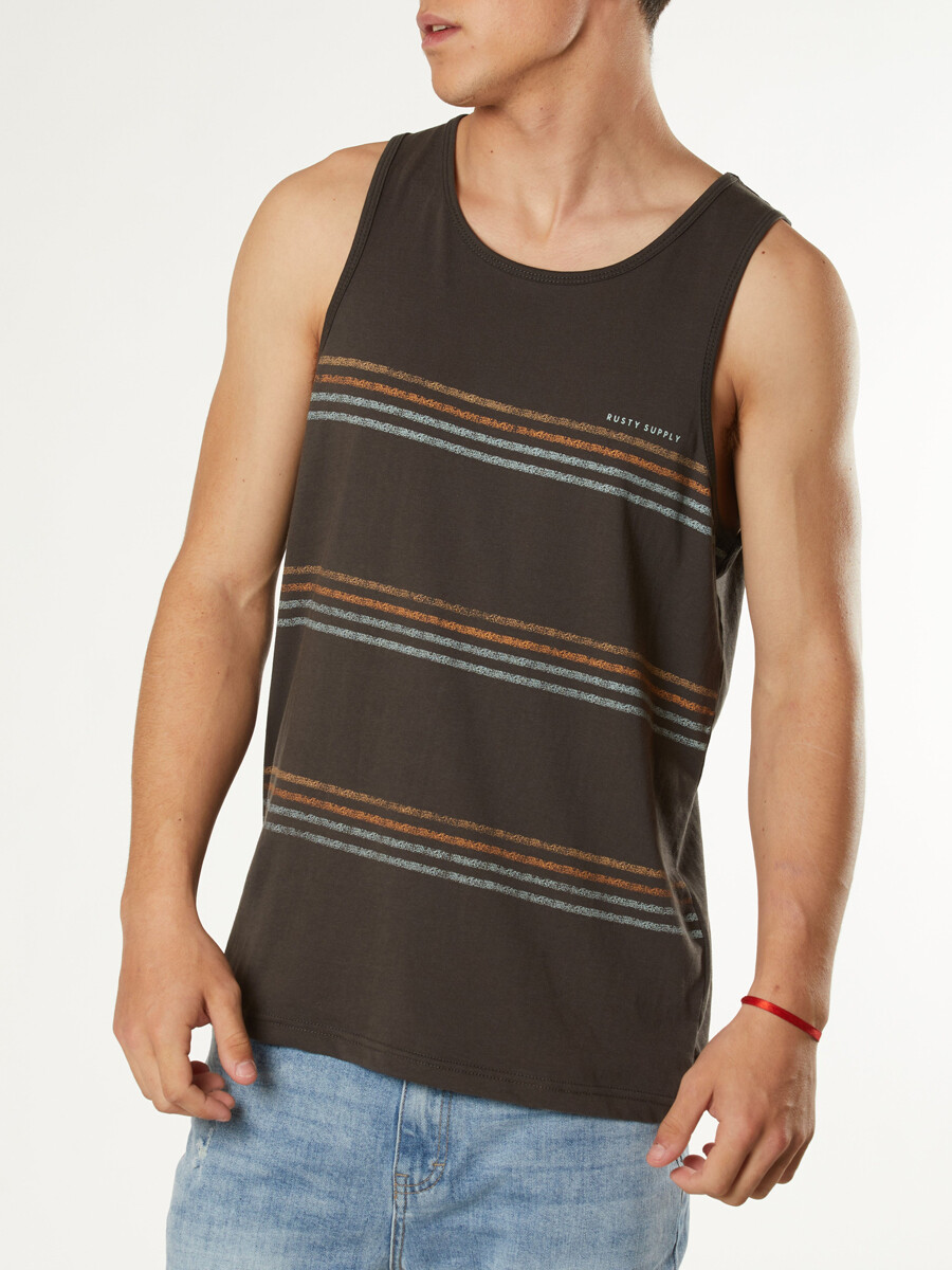 MUSCULOSA MALFBOY RUSTY - Gris Oscuro 