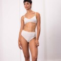 Imagen de Vedetina Gracia – Algodón suave con faja en cintura, calce delicado Gris Melange