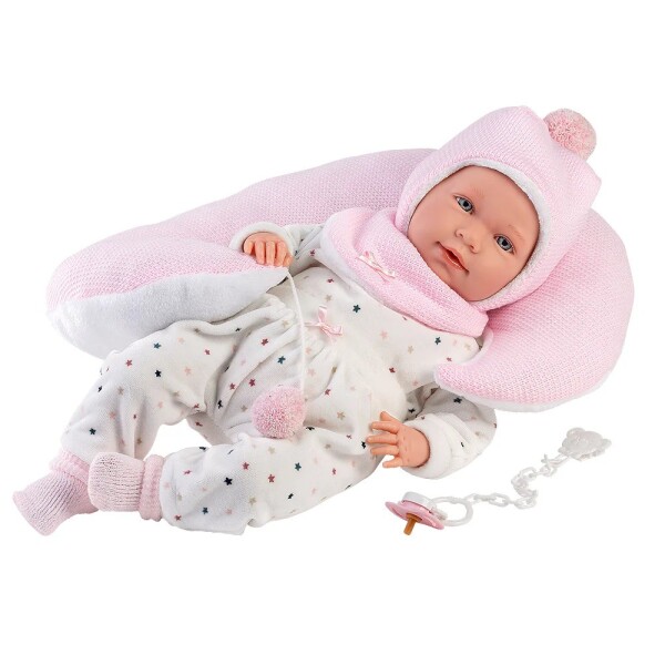 Bebe Muñeca Llorens Mimi Sonrisas Pijama Almohada Luna Modelo Mimi Estrella