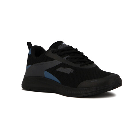 Avia Zapatillas Acordonadas Para Hombre Melvin- Black/Steel Blue Negro-Azul