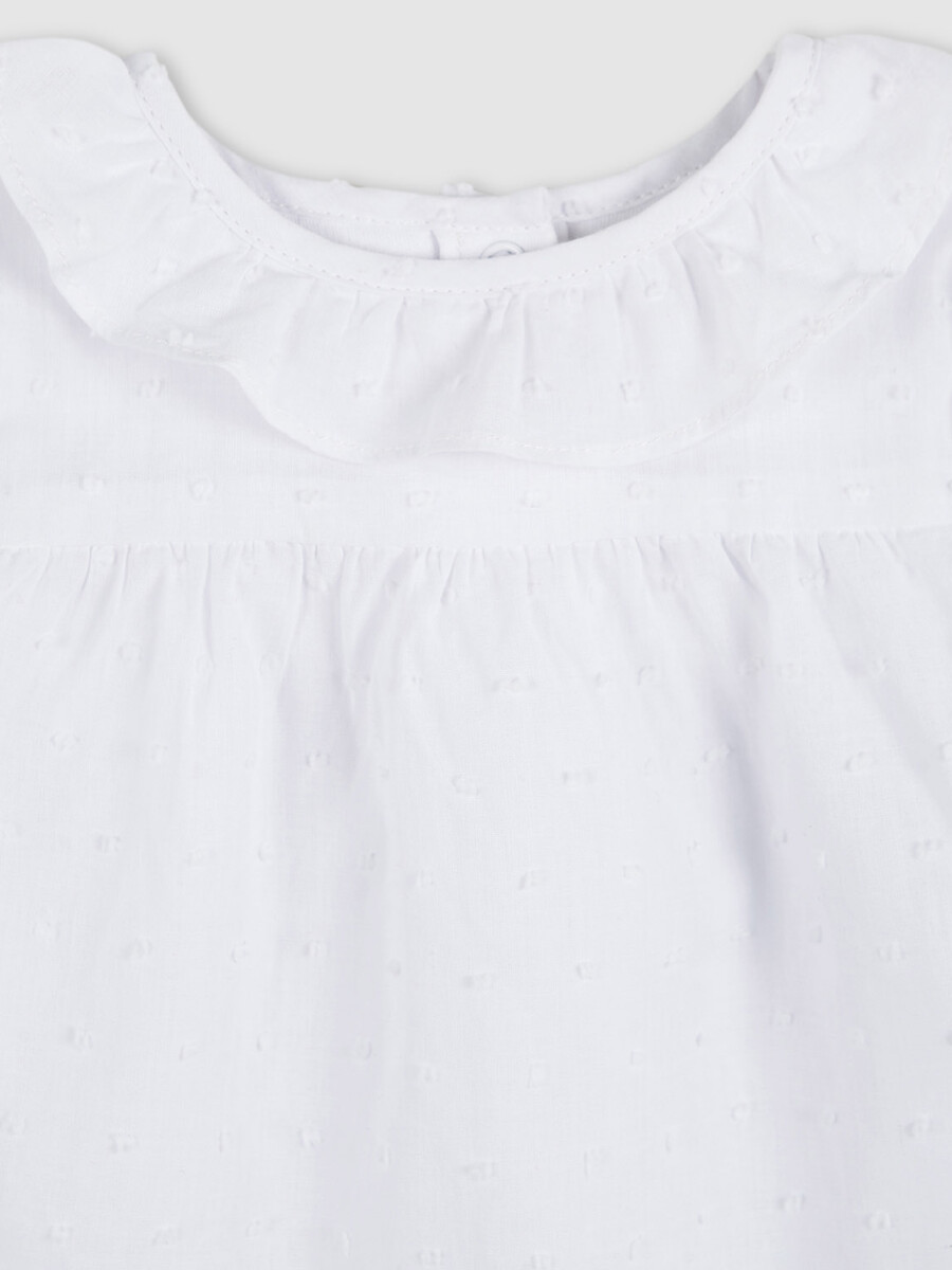 Blusa Body De Plumeti Blanco