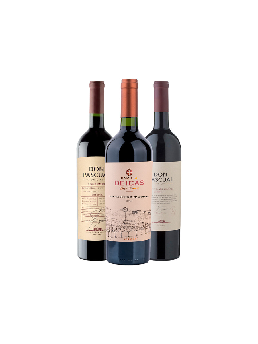 Pack Bacán Selección Carácter atlántico x3 vinos Pack Bacán Selección Carácter atlántico x3 vinos