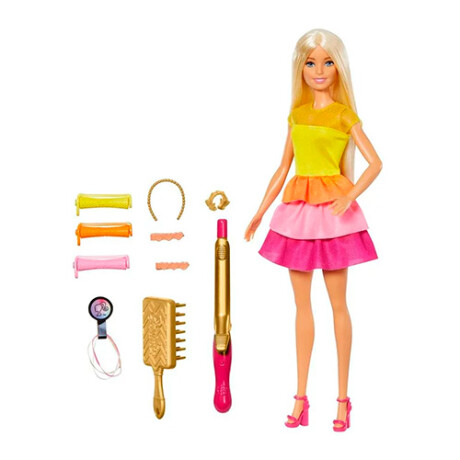 Set Muñeca Barbie Fashionista Peinados de Ensueño 001