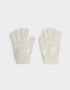 Guantes Varios Romántico Guantes Efecto Peluche - Blanco Crudo
