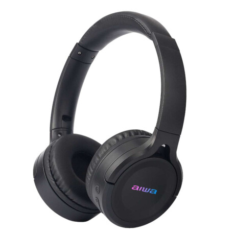Auriculares Inalámbricos AIWA Bluetooth 5.3 On Ear Plegables Con Micrófono Negro AWK17B