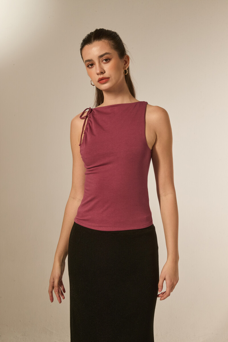 Tops Ysaurel - Rosa Oscuro 