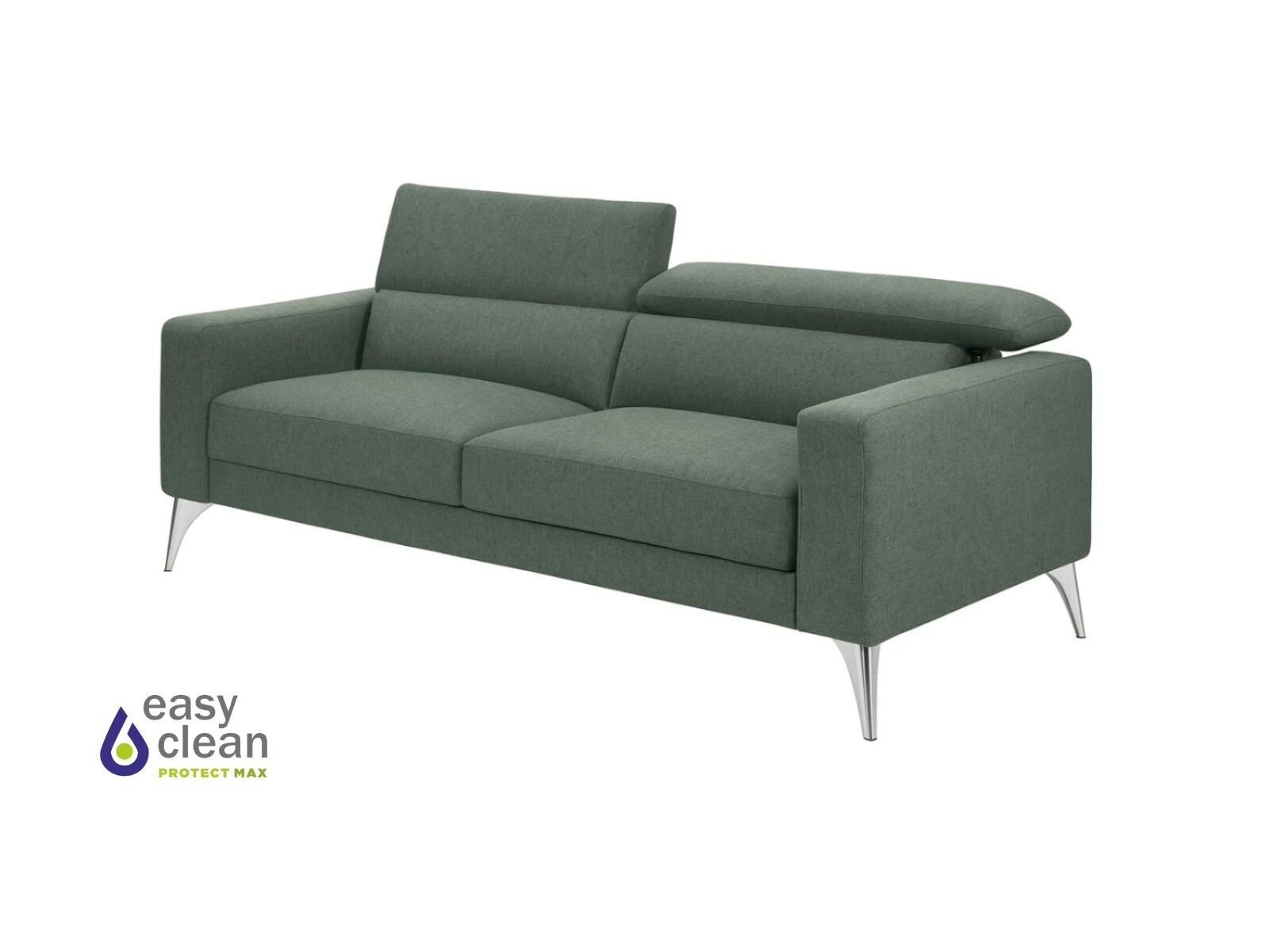 Sofá 3 cps MILO Easy Clean - Verde 