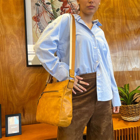 Bandolera Siberia Mostaza