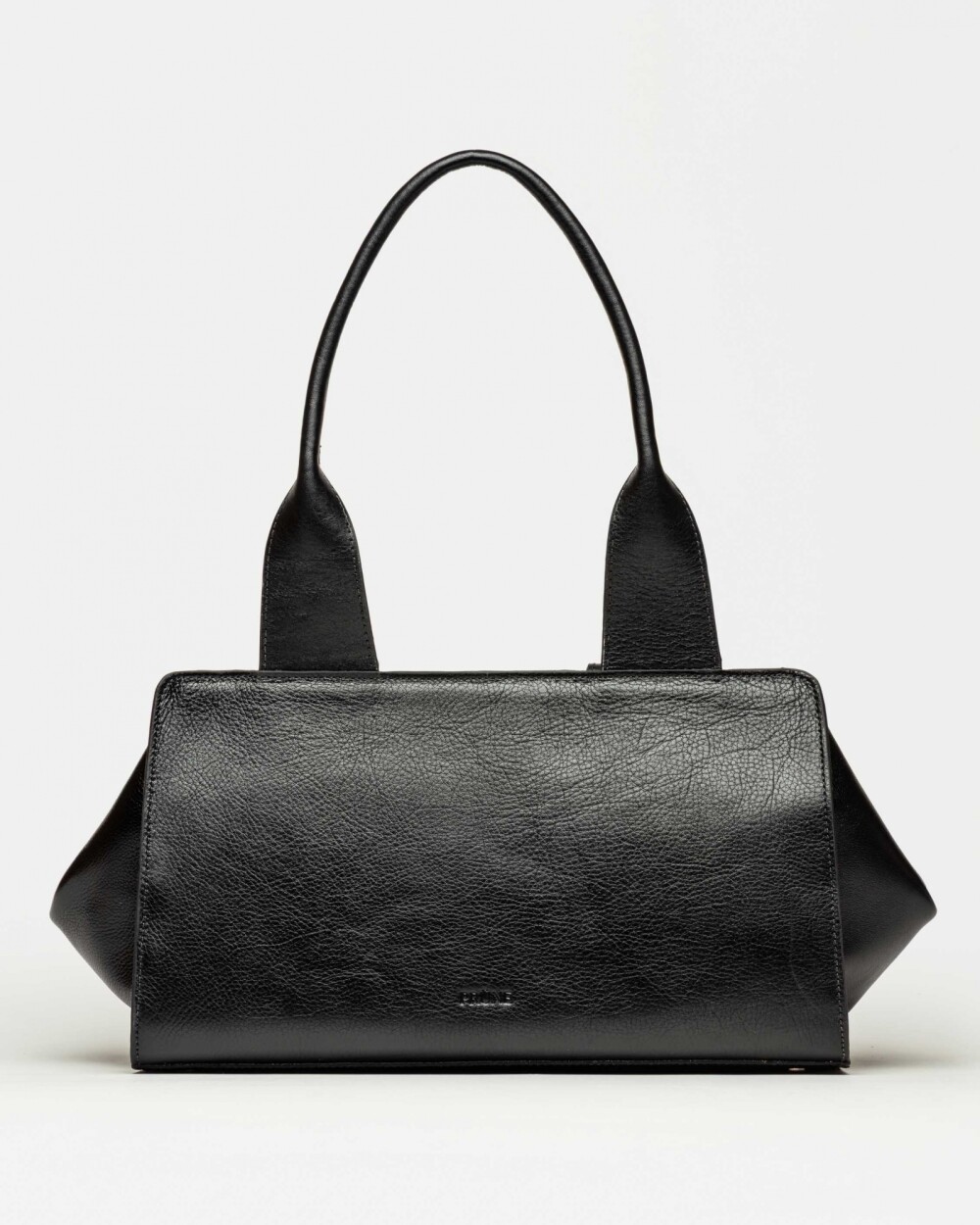 Bolso Mila en cuero liso Negro