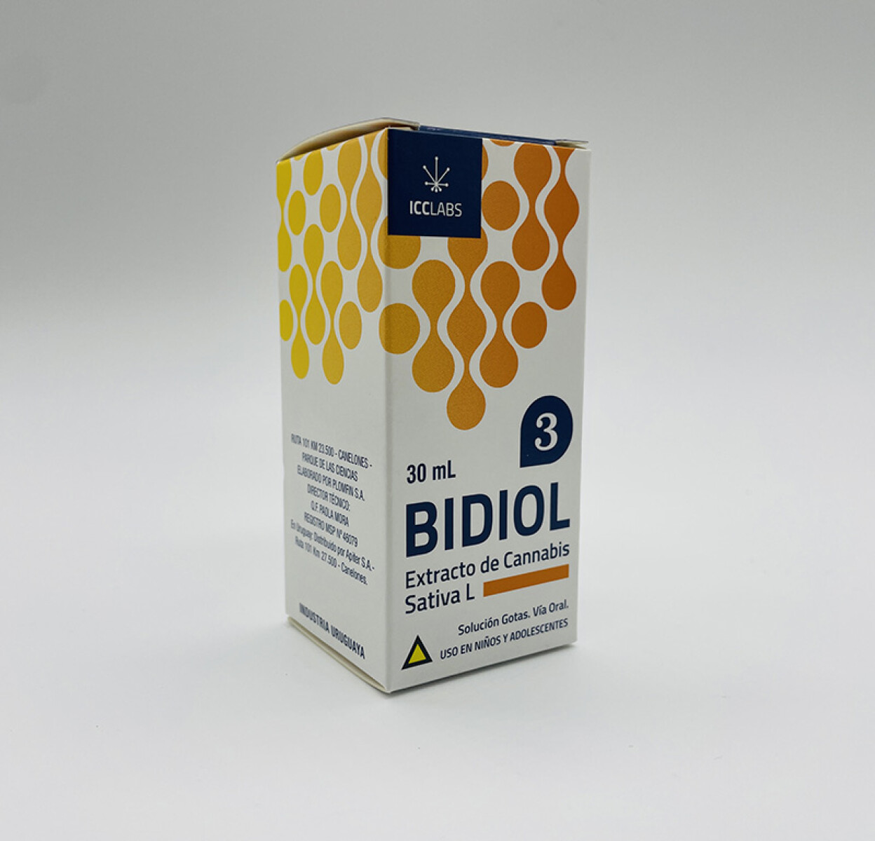 Extracto de cannabis Bidiol - 3% CBD 30 ml 
