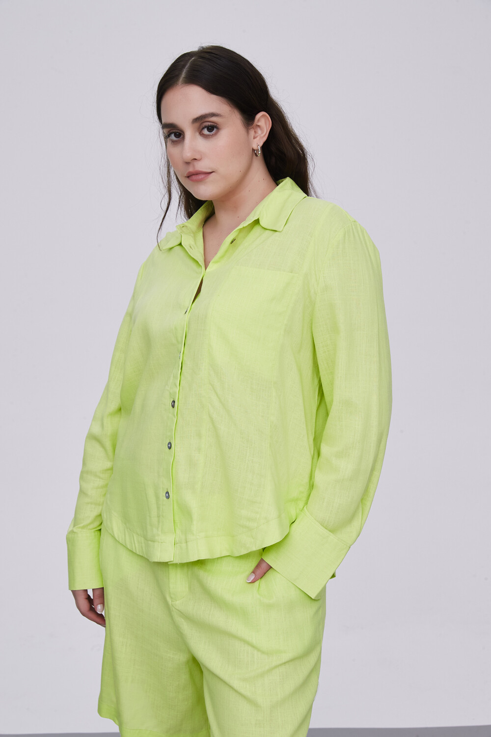 Camisa Torbeck Verde Oliva Claro