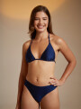 Top+bikini Twist Azul Marino