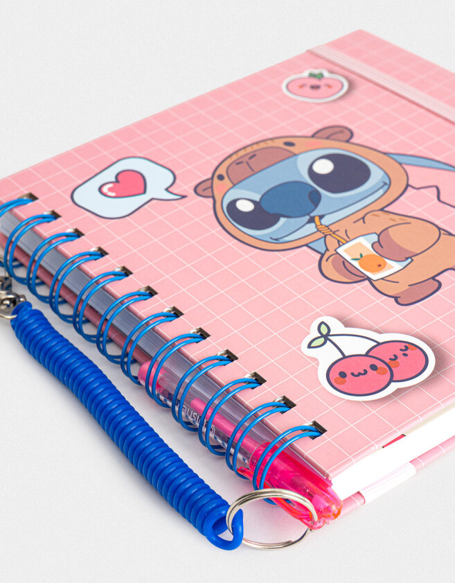 Librería Sets Cuaderno "stitch Capybara" - Fucsia Medio