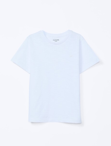 CAMISETA BÁSICA INFANTIL BLANCO