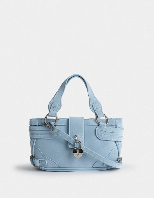 Bandoleras Bandolera Con Charm - Azul Celeste