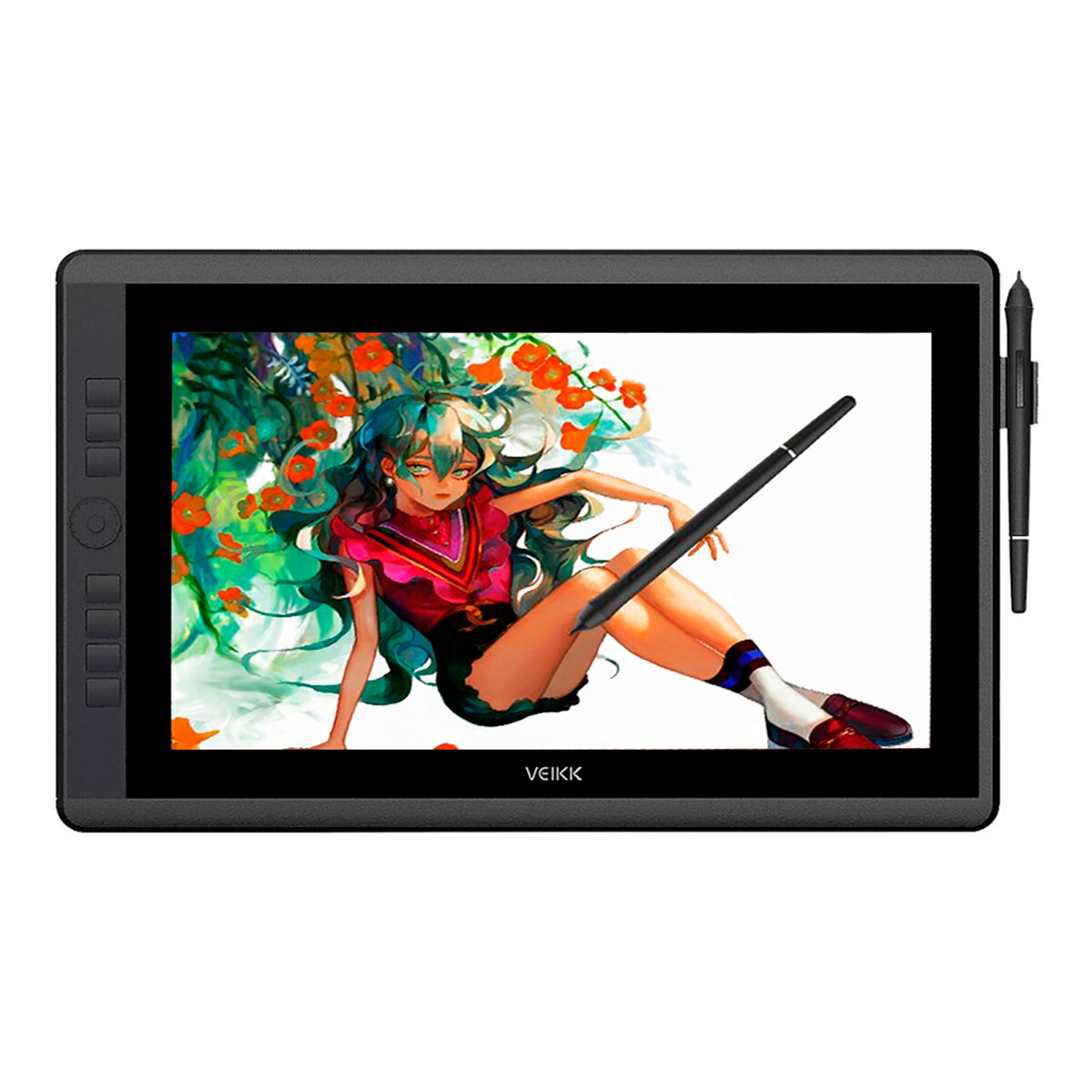 Tableta Digitalizadora Veikk VK1560 Pro 15,6 5080 Lpi Fhd - NEGRO 