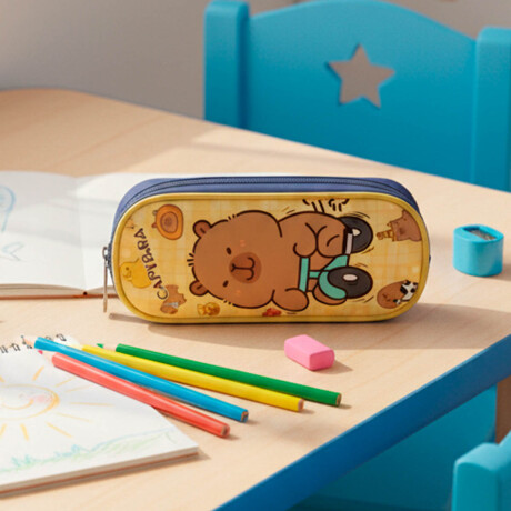 SetX3 Mochila Capibara Carrito Infantil Escolar SetX3 Mochila Capibara Carrito Infantil Escolar