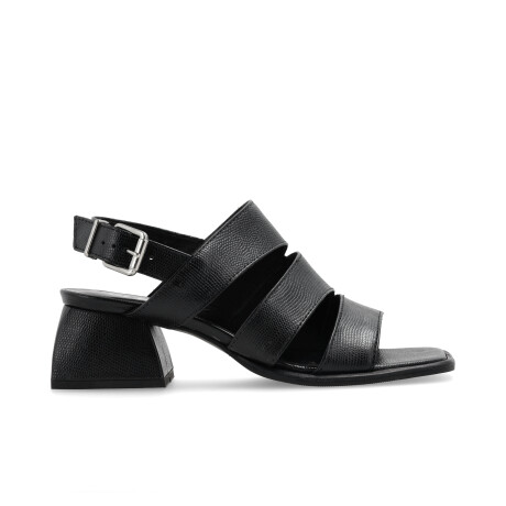 SANDALIAS VENET - CUERO LIVO NEGRO
