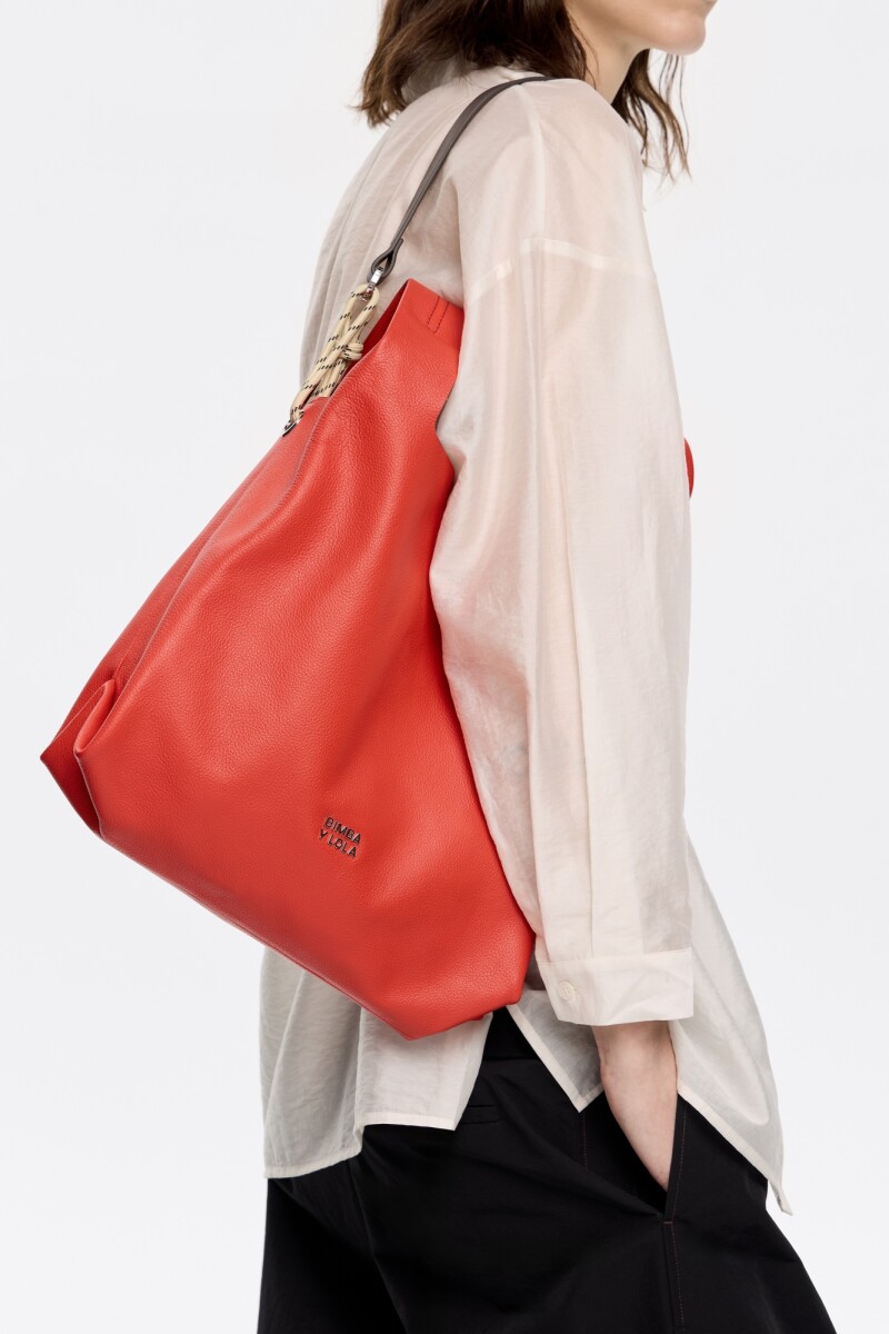 BOLSO PAPER M Coral
