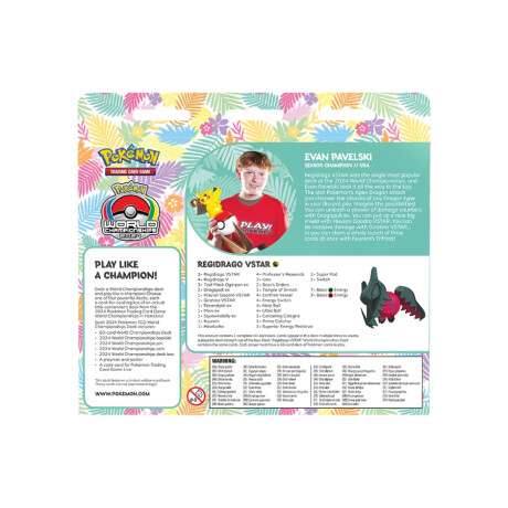 Pokémon WCD Evan Pavelski - Regidrago VStar [Inglés] Pokémon WCD Evan Pavelski - Regidrago VStar [Inglés]