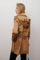 TRENCH CAPUCHA MIDI CAMEL