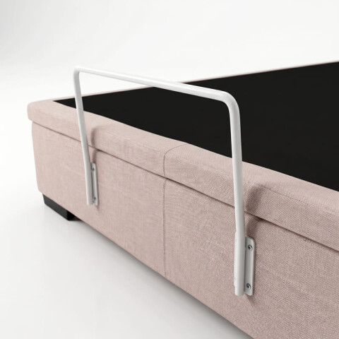 Base para Sommier Colchón Baul 2 Plazas - 138 x 188 x 35 cm - Estructura Madera Maciza - Beige Base para Sommier Colchón Baul 2 Plazas - 138 x 188 x 35 cm - Estructura Madera Maciza - Beige