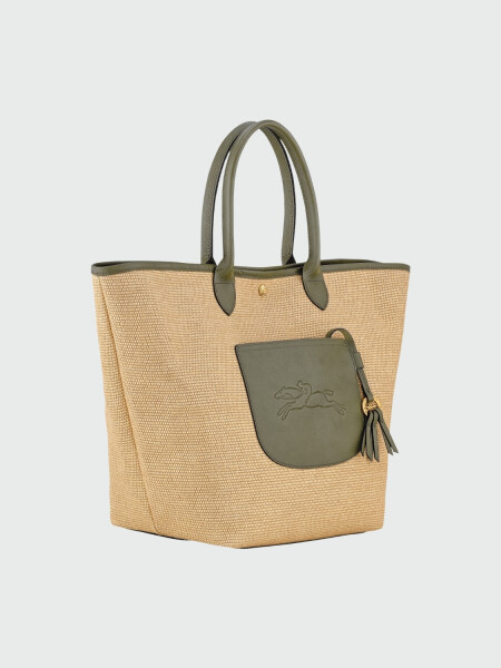 Longchamp- Tote Bag Le Panier Pliage L Verde