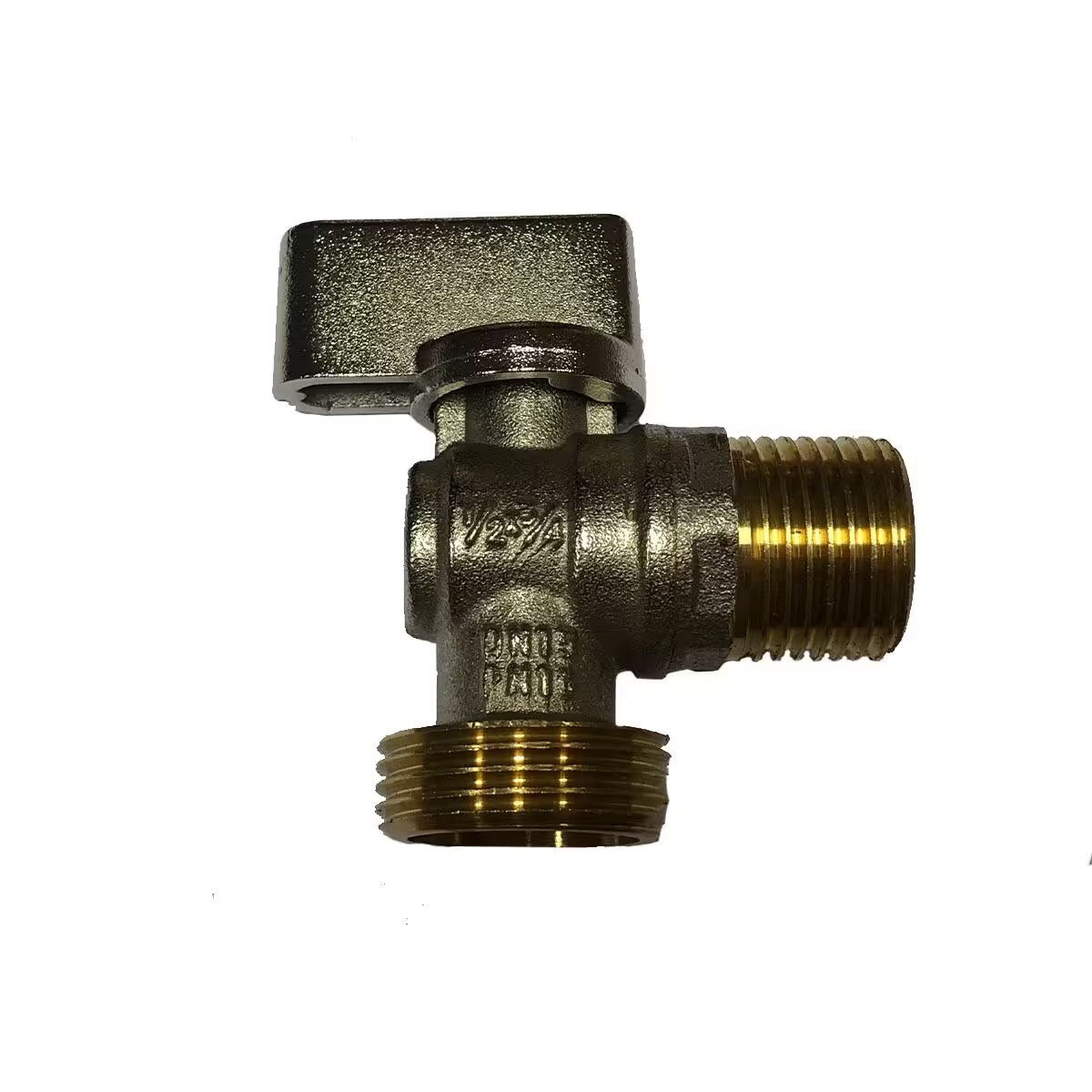 Canilla Lavarropa Bronce Cromado 3/4"x 1/2" 