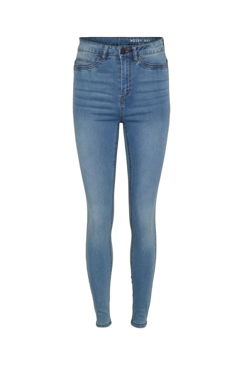 Jeans Callie. Tiro Alto, Skinny Fit Light Blue Denim