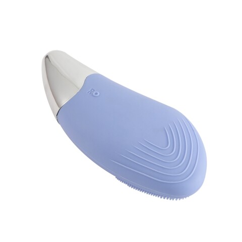 Cepillo Masajeador Limpiador Facial Contorno Ojos Silicona Azul