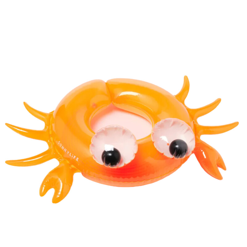 Aro Inflable con entrada en la cintura Sonny the Sea Creature Neon Orange Aro Inflable con entrada en la cintura Sonny the Sea Creature Neon Orange