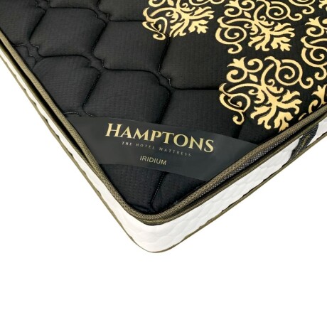 Sommier 2 plazas HAMPTONS Hybrid Iridium Negro