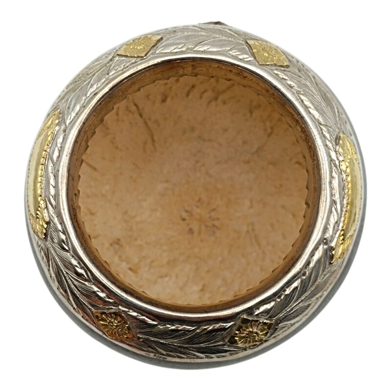 MATE TORPEDO PLATA Y ORO 13 marrónuniforme