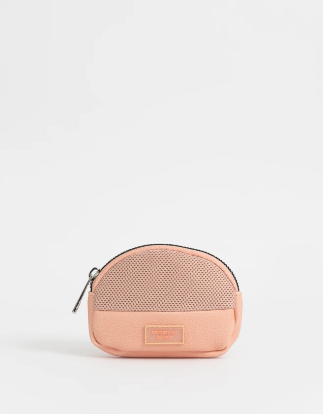 Monederos Color Block Monedero Colorblock - Combinacion Bicolor