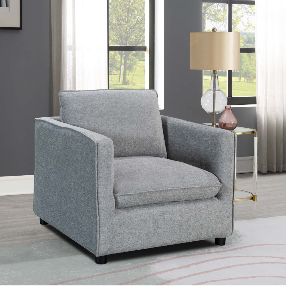 BUTACA TELA GRIS AMSTERDAM